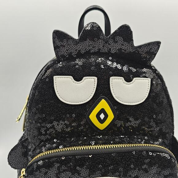 Loungefly Sanrio Hello Kitty and Friends Badtz Maru Sequins Mini Backpack Bag - Picture 12 of 16